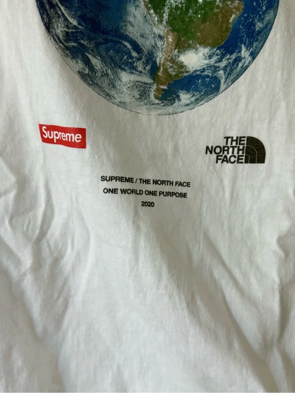 Supreme x The North Face One World Tee | Size M | White